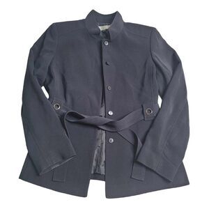 3392 Tahari‎ Arthur S. Levine Belted Black Blazer Women's 6P Career Work Suit